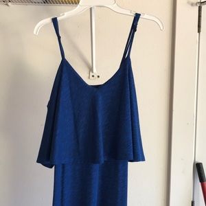 Royal blue maxi dress